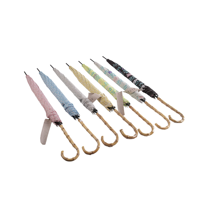 Pongee rentabil cu umbrelă dreaptă acoperită cu UV-0E6B0106