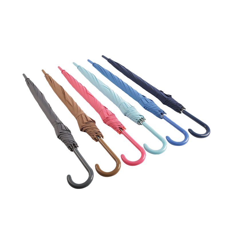 Albastru Inchis Palace Style Pongee Umbrela dreapta-0E6B0188