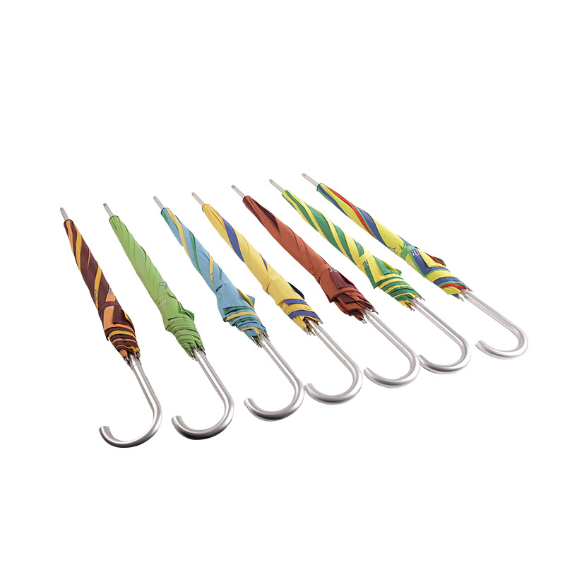 Umbrelă în trei culori Vision Is Strong Pongee Straight-0E6B0283