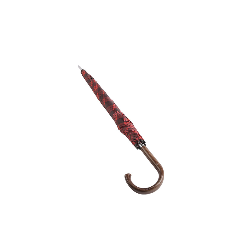 Red Carid Student Spirit Poliester Umbrelă dreaptă-0E6B0329