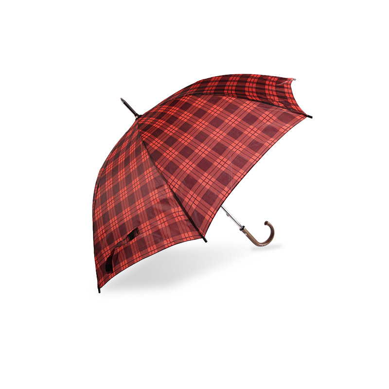 Red Carid Student Spirit Poliester Umbrelă dreaptă-0E6B0329