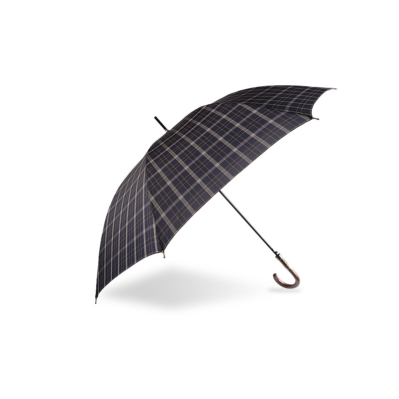 Ușoară și potrivită pentru bărbați Pongee Straight umbrella-0E6B0362