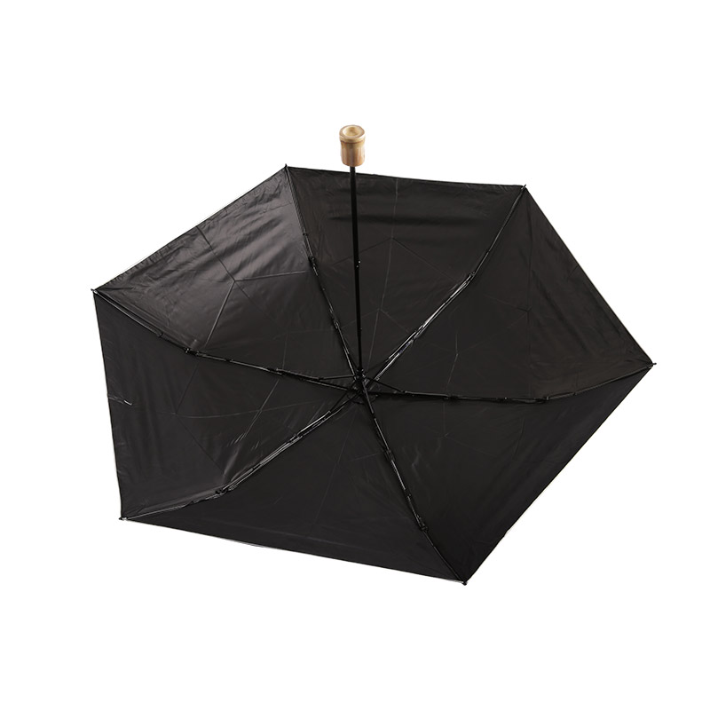 Pongee mini cu modele multiple cu umbrelă în trei ori acoperită-0E6B0423