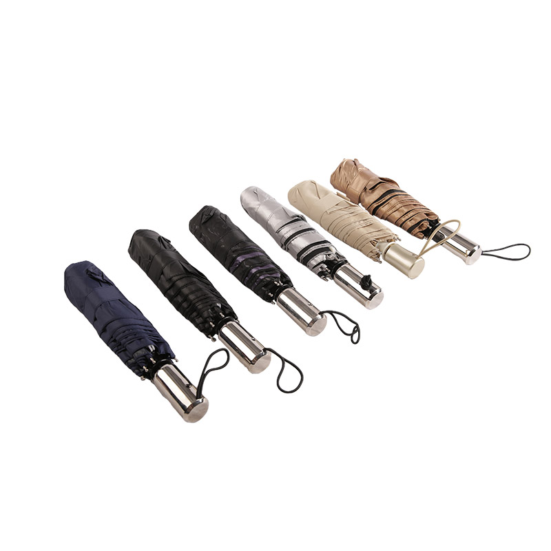 Abricot Atmosphere Pongee Umbrelă triplă-0E6B0465