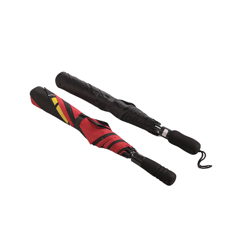 Logo Pongee în două culori Umbrelă dublă-0E6B0556