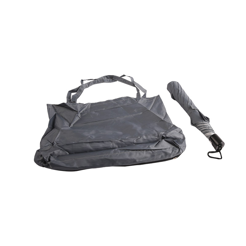 Umbrelă dublă din metal argintiu pur simplu-0E6B0782